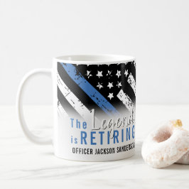 Polizeiliche Altersversorgung - Blaue Linie - Durc Kaffeetasse