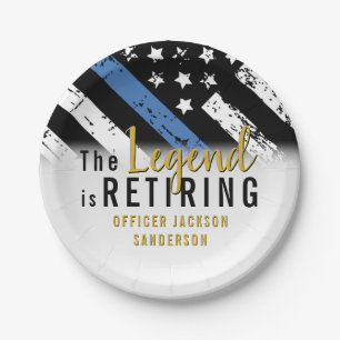 Polizeiliche Altersversorgung - Blaue Linie - Durc Pappteller