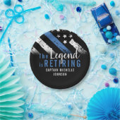 Polizeiliche Altersversorgung - Blaue Linie - Durc Pappteller (Party)