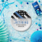 Polizeiliche Altersversorgung - Blaue Linie - Durc Pappteller (Party)