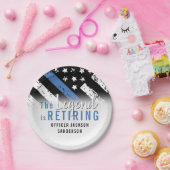 Polizeiliche Altersversorgung - Blaue Linie - Durc Pappteller (Party)