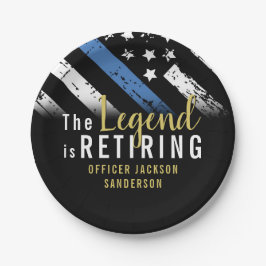 Polizeiliche Altersversorgung - Blaue Linie - Durc Pappteller