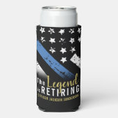 Polizeiliche Altersversorgung - Blaue Linie - Durc Selters Dosenkühler (Seltzer Rückseite)