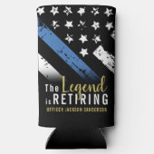 Polizeiliche Altersversorgung - Blaue Linie - Durc Selters Dosenkühler (Rückseite)