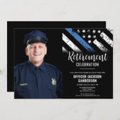 Polizeiliche Altersversorgung - Blue Line Law Enfo Einladung (Vorne/Hinten)