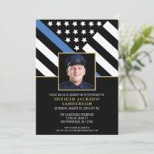 Polizeiliche Altersversorgung - Blue Line Law Enfo Einladung (Stehend Vorderseite)