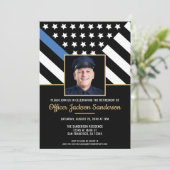 Polizeiliche Altersversorgung - Blue Line Law Enfo Einladung (Stehend Vorderseite)