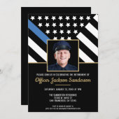 Polizeiliche Altersversorgung - Blue Line Law Enfo Einladung (Vorne/Hinten)