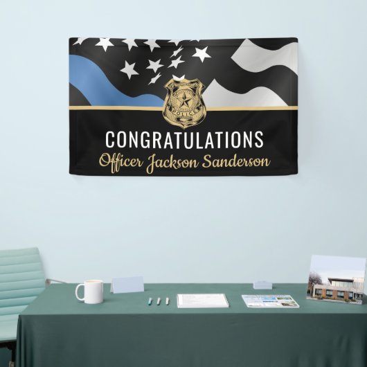 Polizeiliche Altersversorgung Party Blue Line Stra Banner (Messeveranstaltung)