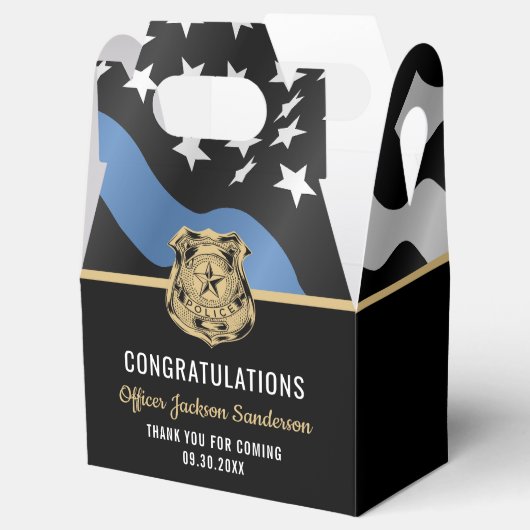Polizeiliche Altersversorgung Party Rechtsdurchset Geschenkschachtel (Geöffnet)