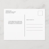 Polizeiliche Altersversorgung - Rechtsdurchsetzung Ankündigungspostkarte (Rückseite)