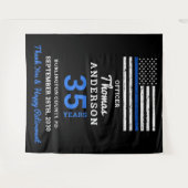 Polizeiliche Altersvorsorge - Durchsetzung der Thi Wandteppich (Vorderseite (Horizontal))