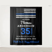 Polizeiliche Altersvorsorge - Durchsetzung der Thi Wandteppich (Vorderseite)