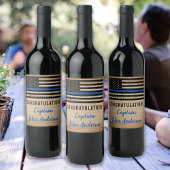 Polizeiliche Altersvorsorge - Durchsetzung der Thi Weinetikett