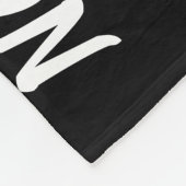 Polizeiliche Altersvorsorge Geschenk Personalisier Fleecedecke (Ecke)