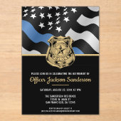 Polizeiliche Altersvorsorge - Rechtsdurchsetzung i Acryleinladungen (Vorderseite)