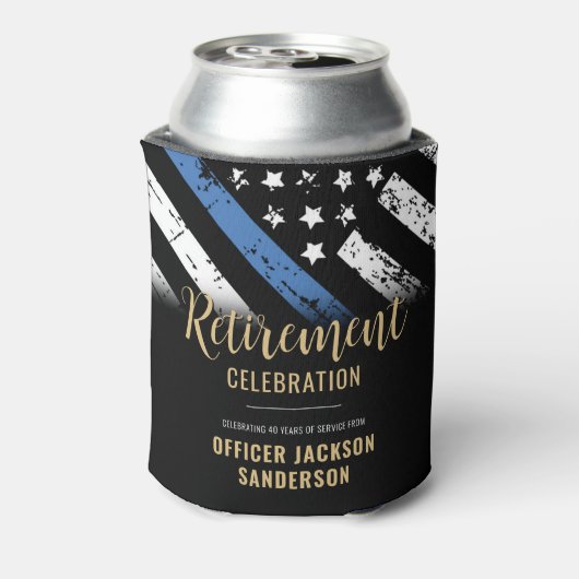 Polizeiliche Altersvorsorge - Rechtsdurchsetzung i Dosenkühler (Kanne Rückseite)