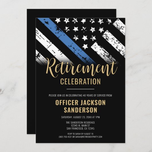 Polizeiliche Altersvorsorge - Rechtsdurchsetzung i Einladung (Vorne/Hinten)