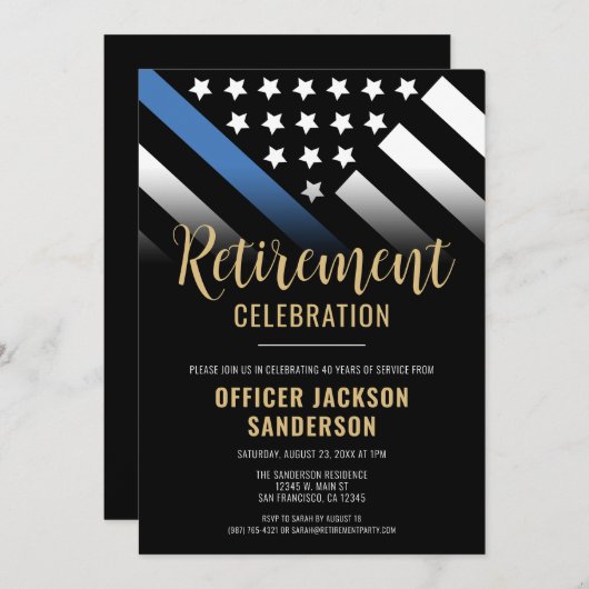 Polizeiliche Altersvorsorge - Rechtsdurchsetzung i Einladung (Vorne/Hinten)