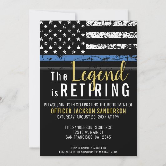 Polizeiliche Altersvorsorge - Rechtsdurchsetzung i Einladung (Vorderseite)