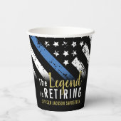 Polizeiliche Altersvorsorge - Rechtsdurchsetzung i Pappbecher (Rückseite)