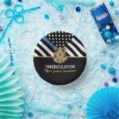 Polizeiliche Altersvorsorge - Rechtsdurchsetzung i Pappteller (Party)