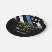 Polizeiliche Altersvorsorge - Rechtsdurchsetzung i Pappteller (Schrägansicht)