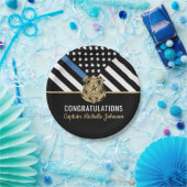 Polizeiliche Altersvorsorge - Rechtsdurchsetzung i Pappteller (Party)