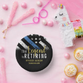 Polizeiliche Altersvorsorge - Rechtsdurchsetzung i Pappteller (Party)