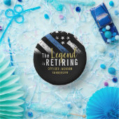 Polizeiliche Altersvorsorge - Rechtsdurchsetzung i Pappteller (Party)