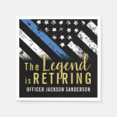 Polizeiliche Altersvorsorge - Rechtsdurchsetzung i Serviette (Vorderseite)