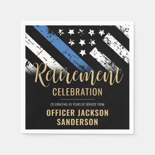 Polizeiliche Altersvorsorge - Rechtsdurchsetzung i Serviette (Vorderseite)