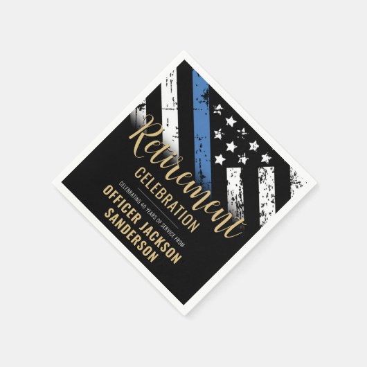 Polizeiliche Altersvorsorge - Rechtsdurchsetzung i Serviette (Ecke)