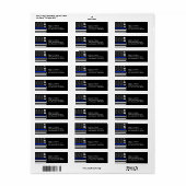 Polizeiliche amerikanische Flagge (Vorne)