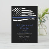 Polizeiliche Aquarellfarben - Bewahrung der Blauen Einladung (Stehend Vorderseite)