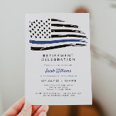 Polizeiliche Aquarellfarben - Bewahrung der Blauen Einladung