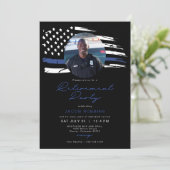 Polizeiliche Aquarellfarben - Bewahrung der Blauen Einladung (Stehend Vorderseite)