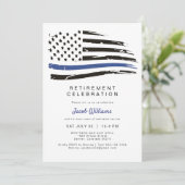 Polizeiliche Aquarellfarben - Bewahrung der Blauen Einladung (Stehend Vorderseite)