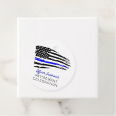 Polizeiliche Aquarellfarben - Bewahrung der Blauen Geschenkanhänger (Beispiel)