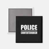 Polizeiliche Bekämpfung des Terrorismus - Strafver Magnet (Vorderseite/Rückseite)