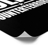 Polizeiliche Bekämpfung des Terrorismus - Strafver Poster (Ecke)