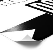 Polizeiliche Brutalität stoppen Art der Bewegung Fotodruck (Ecke)