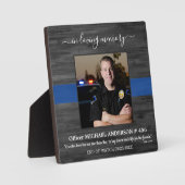 Polizeiliche Durchsetzung des Gedächtnisses Fotoplatte (Vorderseite)