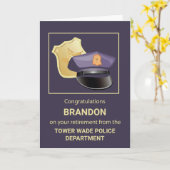 Polizeiliche Ersetzung Karte (Gelbe Blume)