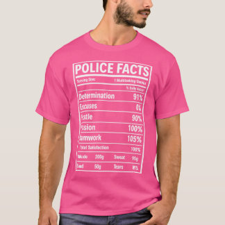 Polizeiliche Fakten: Polizeiliche T-Shirt für Poli