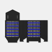 Polizeiliche Geschenkboxen Geschenkschachtel (Ungefaltet)