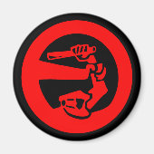 Polizeiliche Gewalt stoppen Magnet (Vorne)