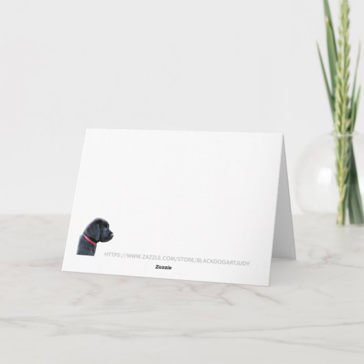 Polizeiliche Glückwünsche Thin Blue Line Abschluss Karte (Rückseite)