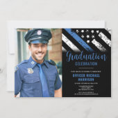 Polizeiliche Graduierung - Foto zur Strafverfolgun Einladung (Vorderseite)