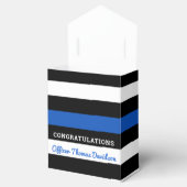 Polizeiliche Graduierungspartei personalisiert dün Geschenkschachtel (Geöffnet)
